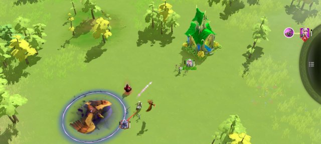 シミュレーションゲーム「コルドラ」の戦闘画像